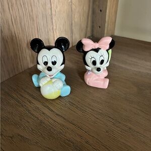 💕Disney Mickey and Minnie figurines